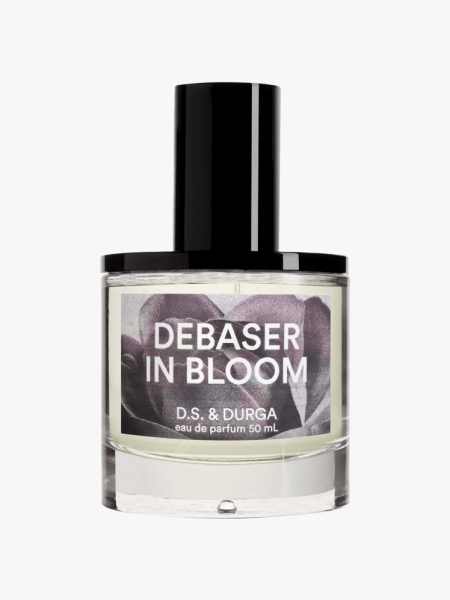 D.S. & Durga Debaser In Bloom Eau de Parfum in branded component on a light gray background