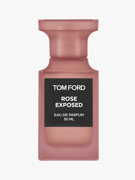 Tom Ford Rose Exposed in branded component on a light gray background